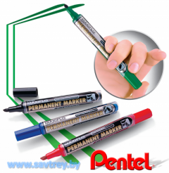Pentel маркер перманентный Maxiflo c подкачкой
