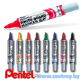 Pentel маркер для доски Maxiflo c подкачкой MWL-5M