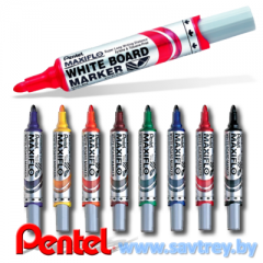 Pentel маркер для доски Maxiflo c подкачкой MWL-5M