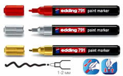 Edding 791 маркер лаковый на нитрокраске